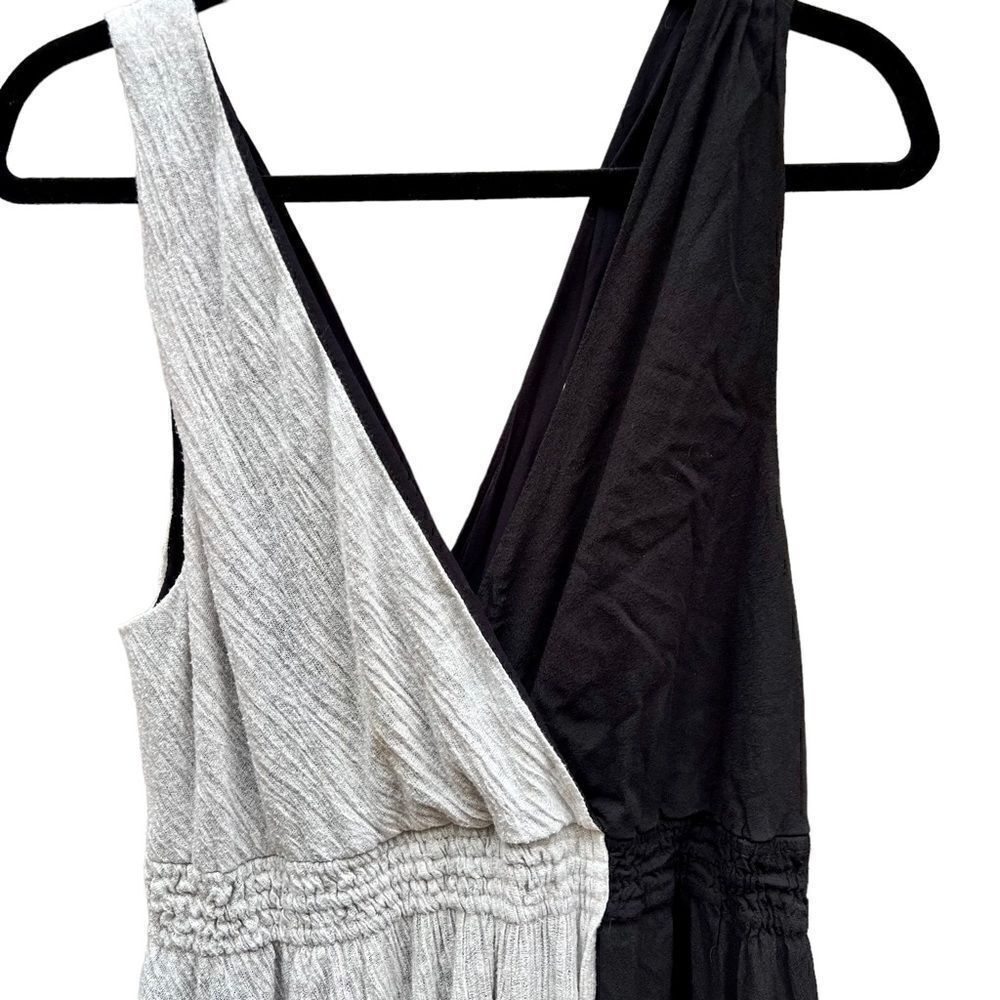 MAEVE BY ANTHROPOLOGIE Elisabel Two Tone Asymmetrical Midi Dress Size Large - Picture 5 of 6